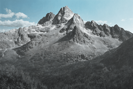 寒冷冬季高山山脉冰雪景观图片101