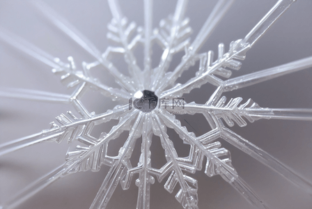 雪花新年背景图片_雪花冰晶白色雪花雪花装饰图片35