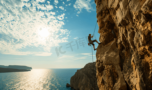 企业文化攀登登山人物攀爬励志摄影图14