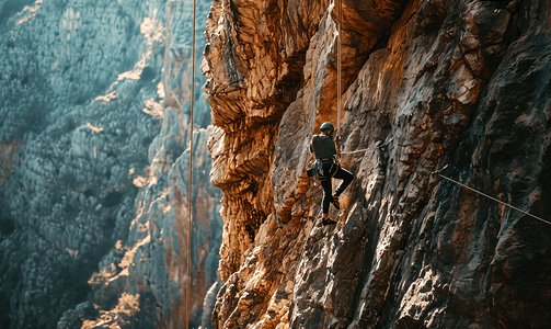 企业文化攀登登山人物攀爬励志摄影图12