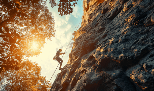 励志励志摄影照片_企业文化攀登登山人物攀爬励志摄影图17