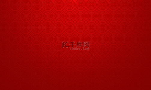 节日红色喜庆背景背景图片_渐变红色喜庆中式图案平铺新年背景