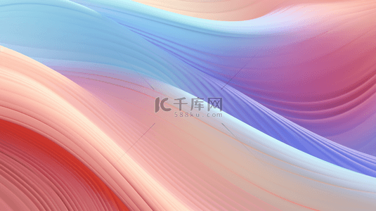 彩色幻影浪漫流线商业抽象背景图17
