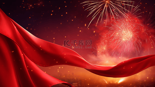 红庆祝背景图片_中国红春节主题背景