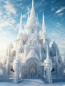 雄伟的冰雕雪城堡18设计