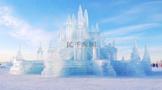 冰雕雪城冬天娱乐场12图片