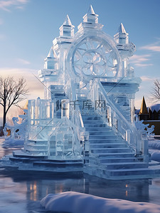 精细艺术阶梯冰雕19设计