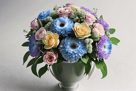 美丽鲜艳的鲜花花束8高清图片