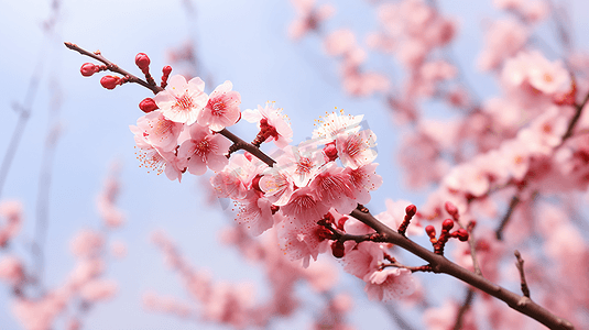 冬季怒放的腊梅花自然风景摄影图花朵图片