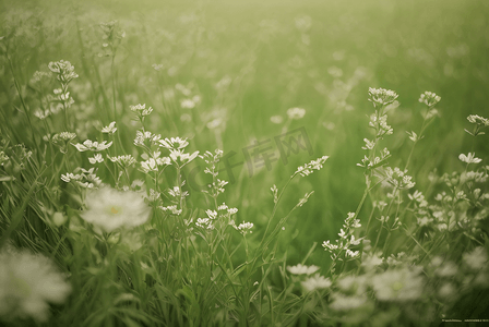 春天开着花的草地图片54