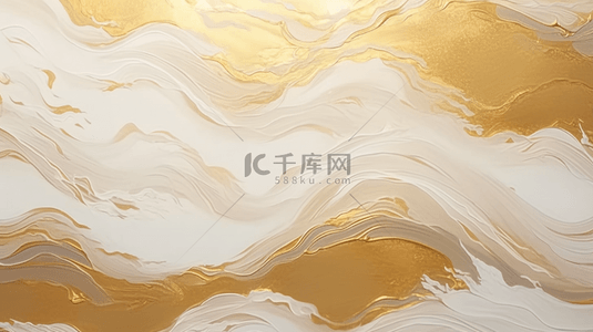 鎏金金箔金线抽象曲线波浪背景14