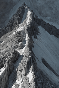 冬季高山山脉冰雪景观图512摄影图