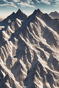 冬季高山山脉冰雪景观图片312