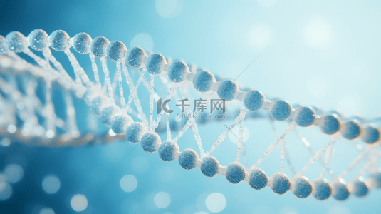 科技背景医学背景图片_蓝色医学细胞生物科技基因DNA背景图8