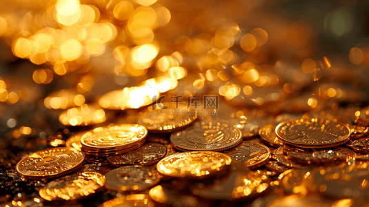 金色货币金币财富商务贸易背景图10