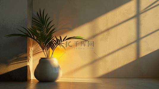 暖色温馨室内绿植装饰图片17
