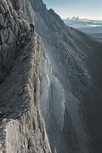 冬季高山山脉冰雪景观图521高清图片