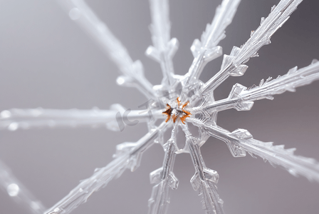 寒冷冬季雪花装饰图片21