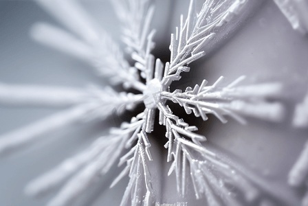 寒冷冬季雪花装饰图片28