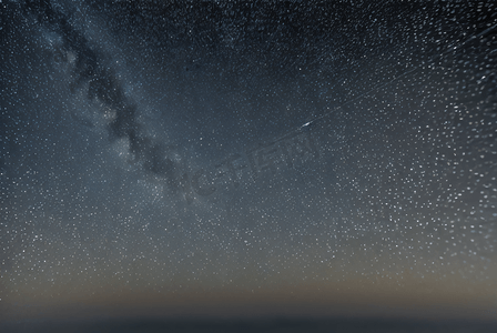 夜晚浩瀚的蓝色星空摄影图270