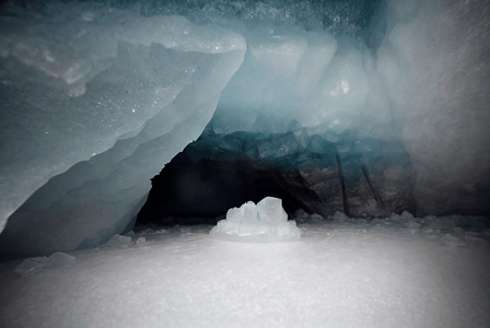 寒冷冬季冰窖结冰摄影图99