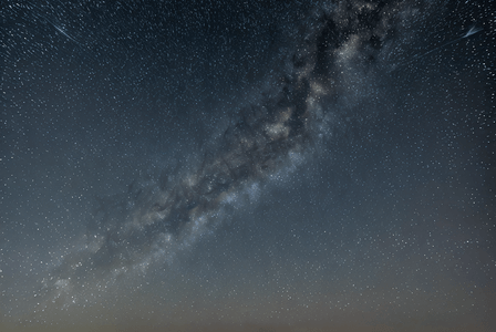 夜晚浩瀚的蓝色星空摄影图261