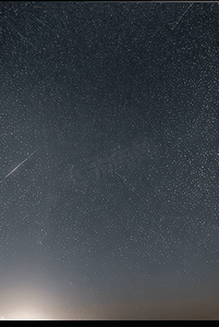 夜晚浩瀚的蓝色星空摄影图434