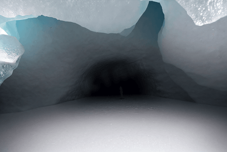 寒冷冬季冰窖结冰摄影图102