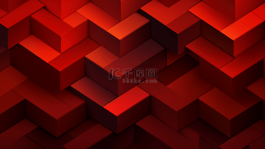 方块问号背景图片_红色几何纹理拼接背景2