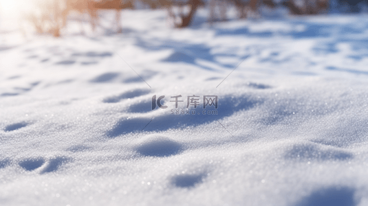 冬季大雪雪景自然风光简约背景图1