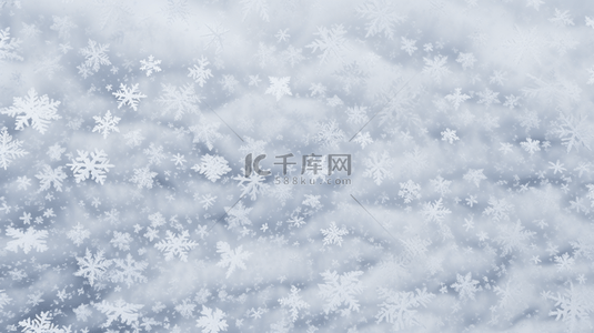 冬季漫天飞雪白色雪景唯美背景图19