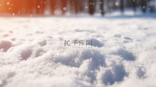 冬季大雪雪景自然风光简约背景图16