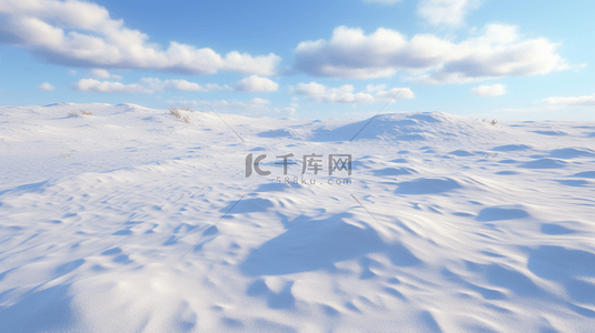 白色白云背景图片_冬季白色大雪山川简约背景图18