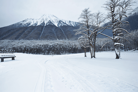 冬季户外高山雪景摄影配图4