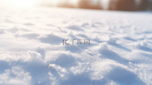 冬季大雪雪景自然风光简约背景图5