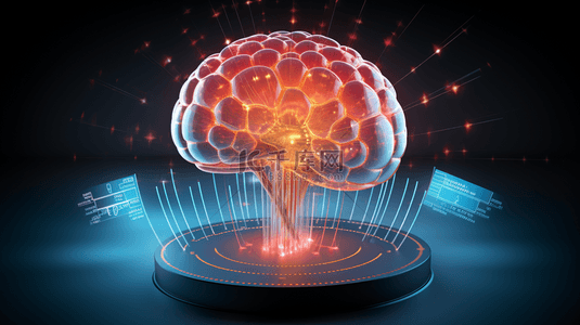 商务科技互联网背景图片_高科技智能大脑互联网商务背景图19