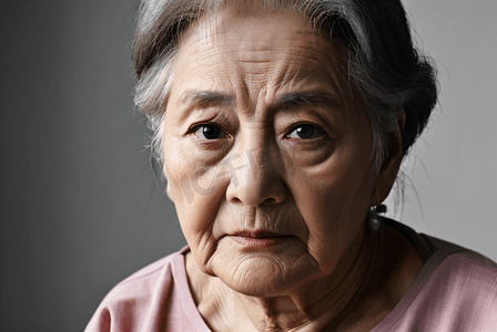 慈祥的老奶奶人物肖像图3摄影图