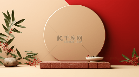 除夕情人节背景图片_情人节礼品电商展示场景75