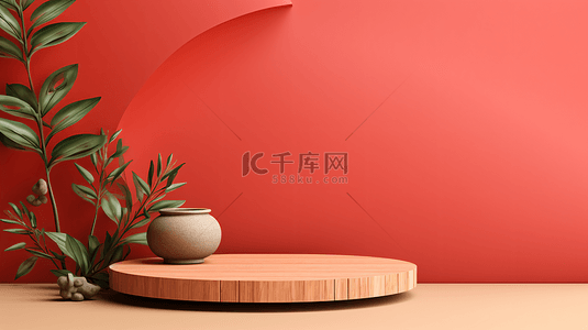 101创造营背景图片_春节年货电商展示场景101