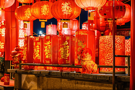各种各样的红色灯笼摄影图片5