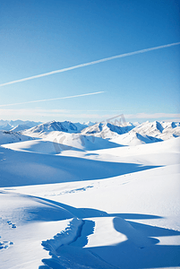 冬天冬季寒冷白色雪景图201高清图片