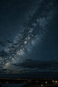 夜晚广袤无垠的星空图8图片