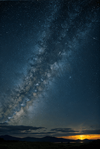 夜晚满天星空摄影图0