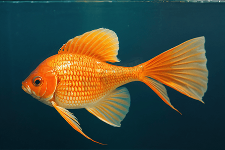 水中的金鱼高清摄影图0