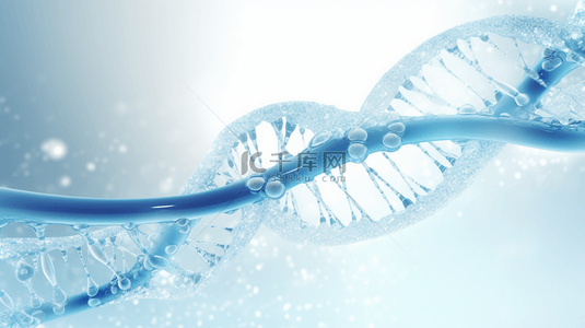 蓝色网状生物科技基因检测商务背景图30