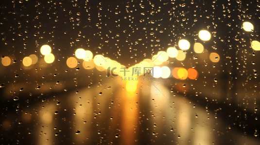 繁花背景图片_上海繁花雨夜景色都市雨夜光影背景
