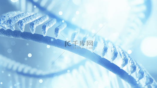 蓝色网状生物科技基因检测商务背景图12