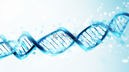 蓝色商务背景图背景图片_蓝色网状生物科技基因检测商务背景图1