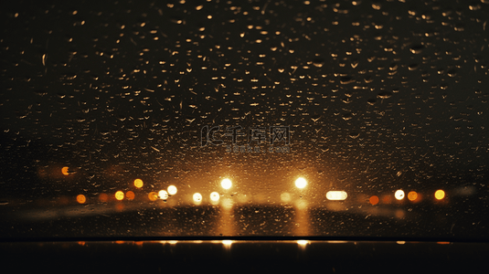 八角笼中电影背景图片_上海繁花雨夜景色都市雨夜光影背景图片