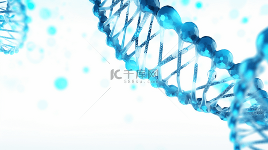 蓝色网状生物科技基因检测商务背景图15